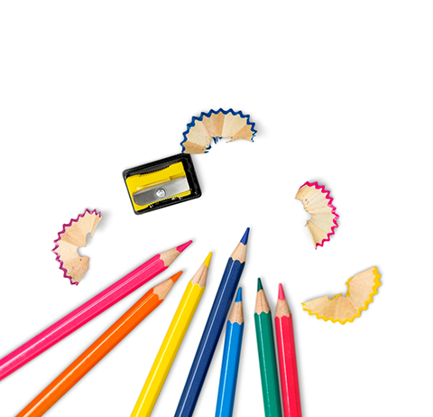 potloden met puntenslijper